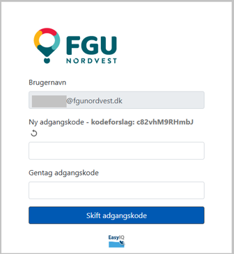 Lav en ny adgangskode